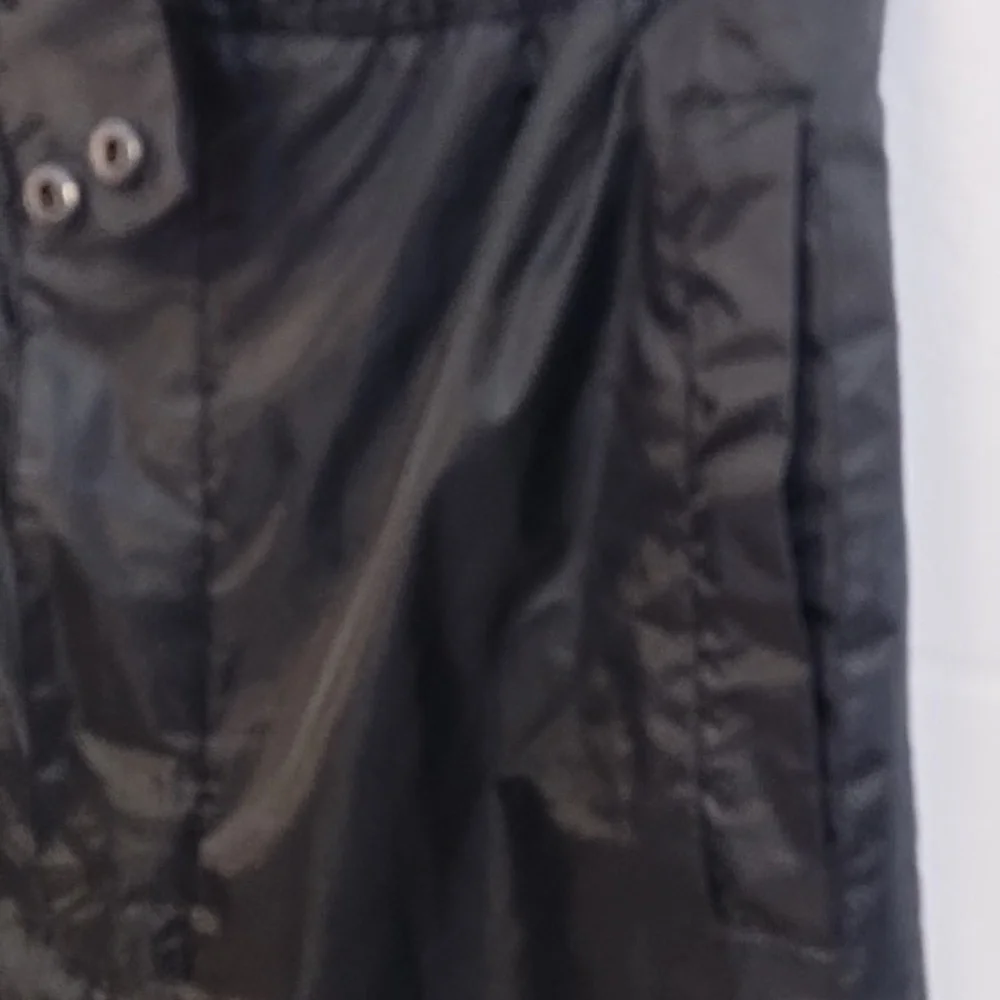 Sandy River Snowmobile Snow Pants Black Quilted Lining Pockets Zip Fly Med